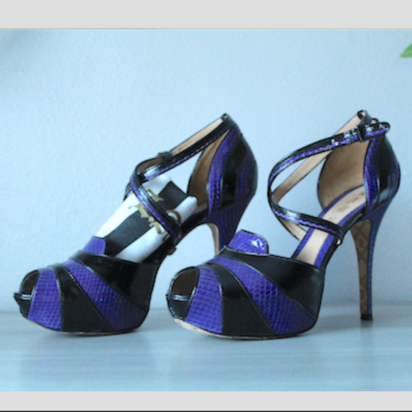 L.A.M.B. Strappy Heels - Picture 1 of 7